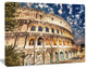 Wonderful Coliseum at Dusk, Landscape Canvas Art Print, 60"x28"