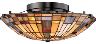 Inglenook 2-Light Flush Mount, Valiant Bronze