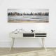 Fall Rainy Day Landscape With Trees Print on Wrapped Canvas