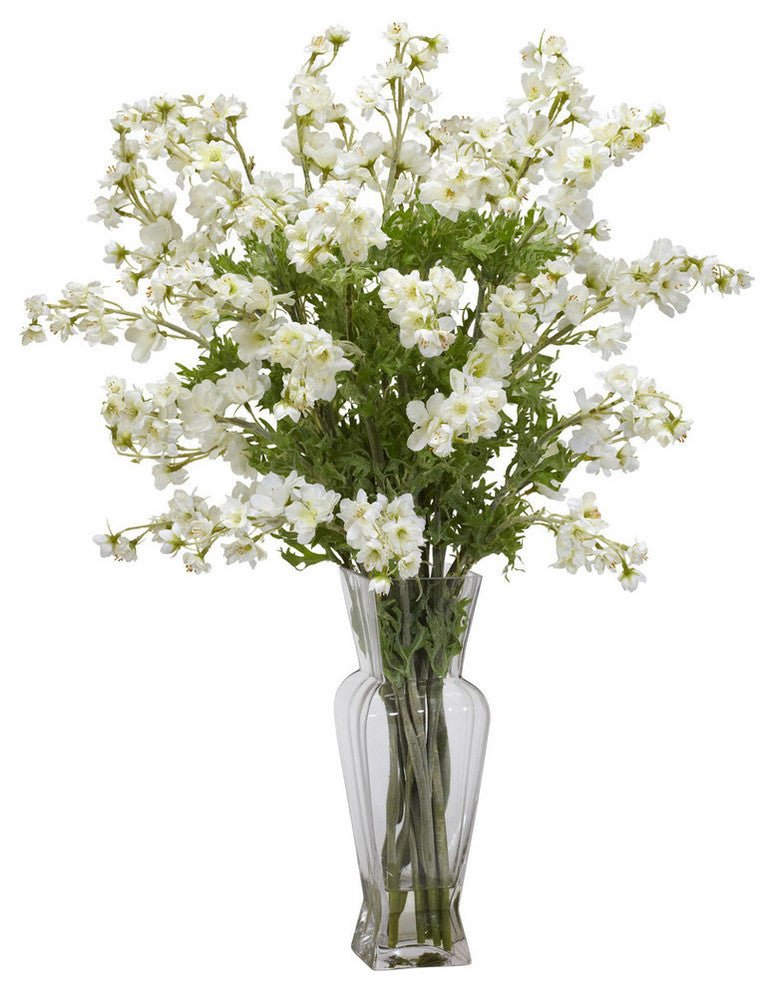 Dancing Daisy Silk Flower Arrangement, White