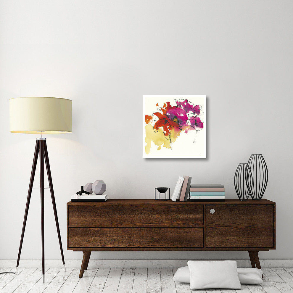"Pattys Plum I" Digital Paper Print by Shirley Novak, 26"x26"