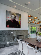 "James Dean - Torn" Fine Art Canvas Print, 40"x40"
