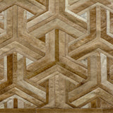 Cowhide Patchwork Rug, Nemesis, Taupe, 12'x15'