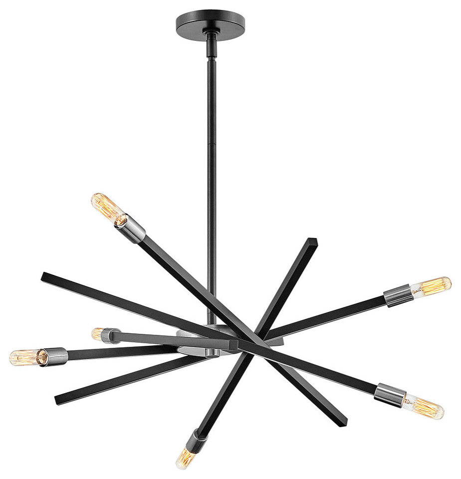 Hinkley Archer Medium Adjustable Single Tier, Satin Black