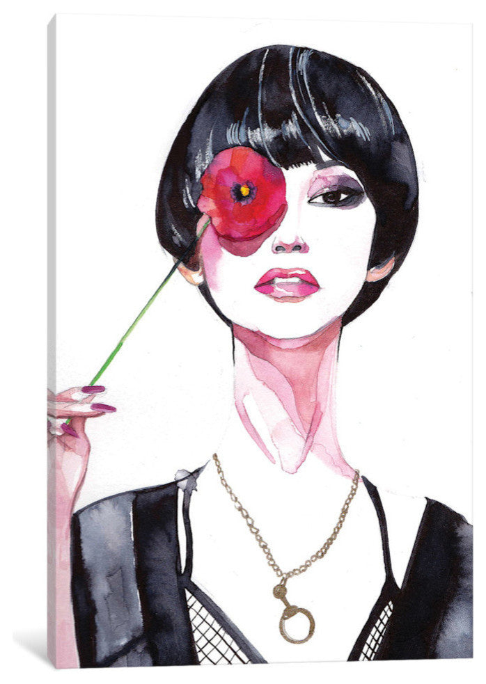 "Flower Girl" by Rongrong DeVoe, 40x26x1.5
