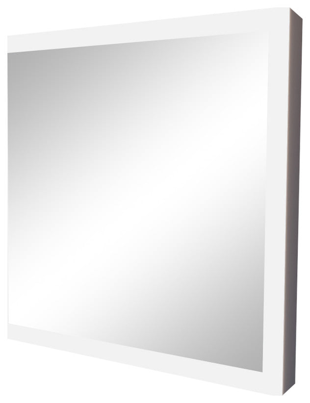 Smart Angelina Dimmable LED Bathroom Mirror with Voice Control, 36" x 30"