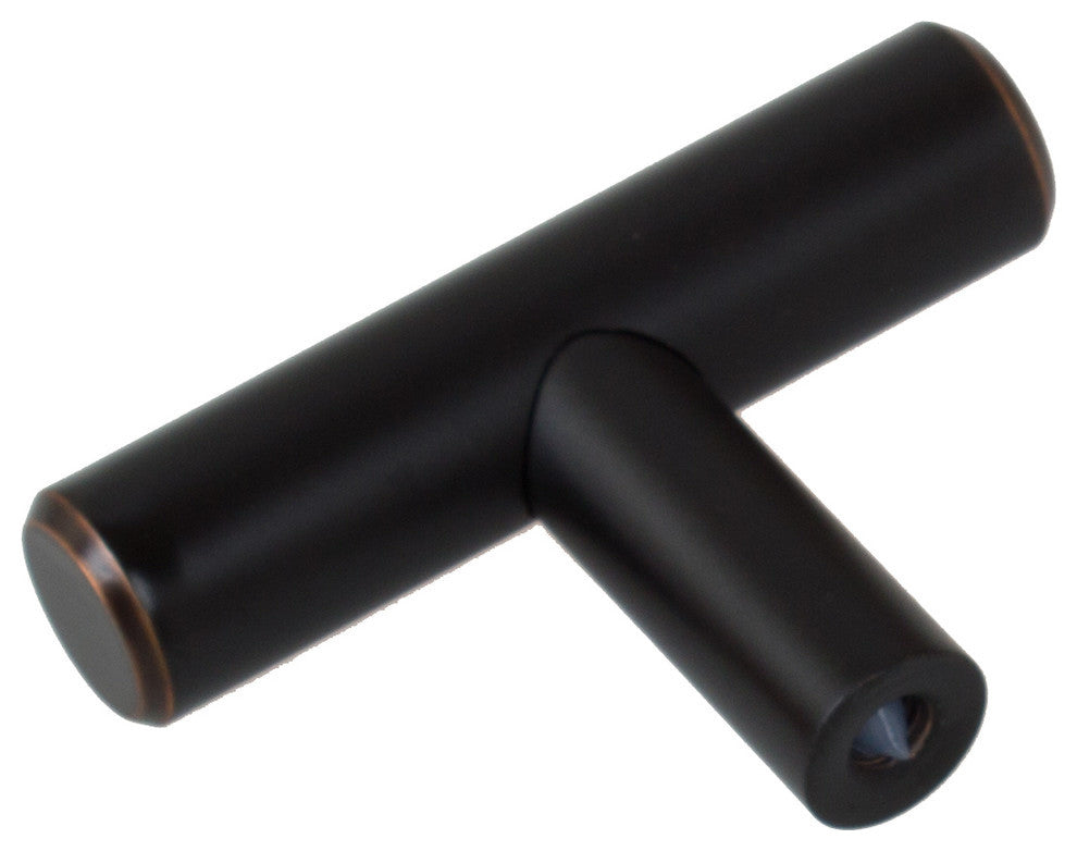 2" Solid Steel Bar Pull Knob, Set of 3, Oil Rubbed Bronze