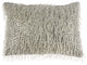 Mina Victory Z0727 Throw Pillow, Silver, 10" X 14"