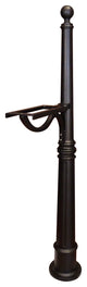Ashland Decorative Mailbox Post, Black