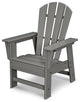 Polywood Kids Casual Chair, Slate Gray