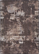 A La Mode 3'10" x 5'4" area rug in color Chocolate