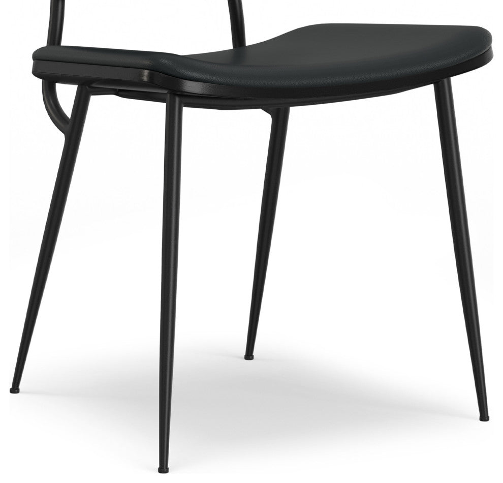 Hayley/Hunter 7-Piece Dining Set, Black