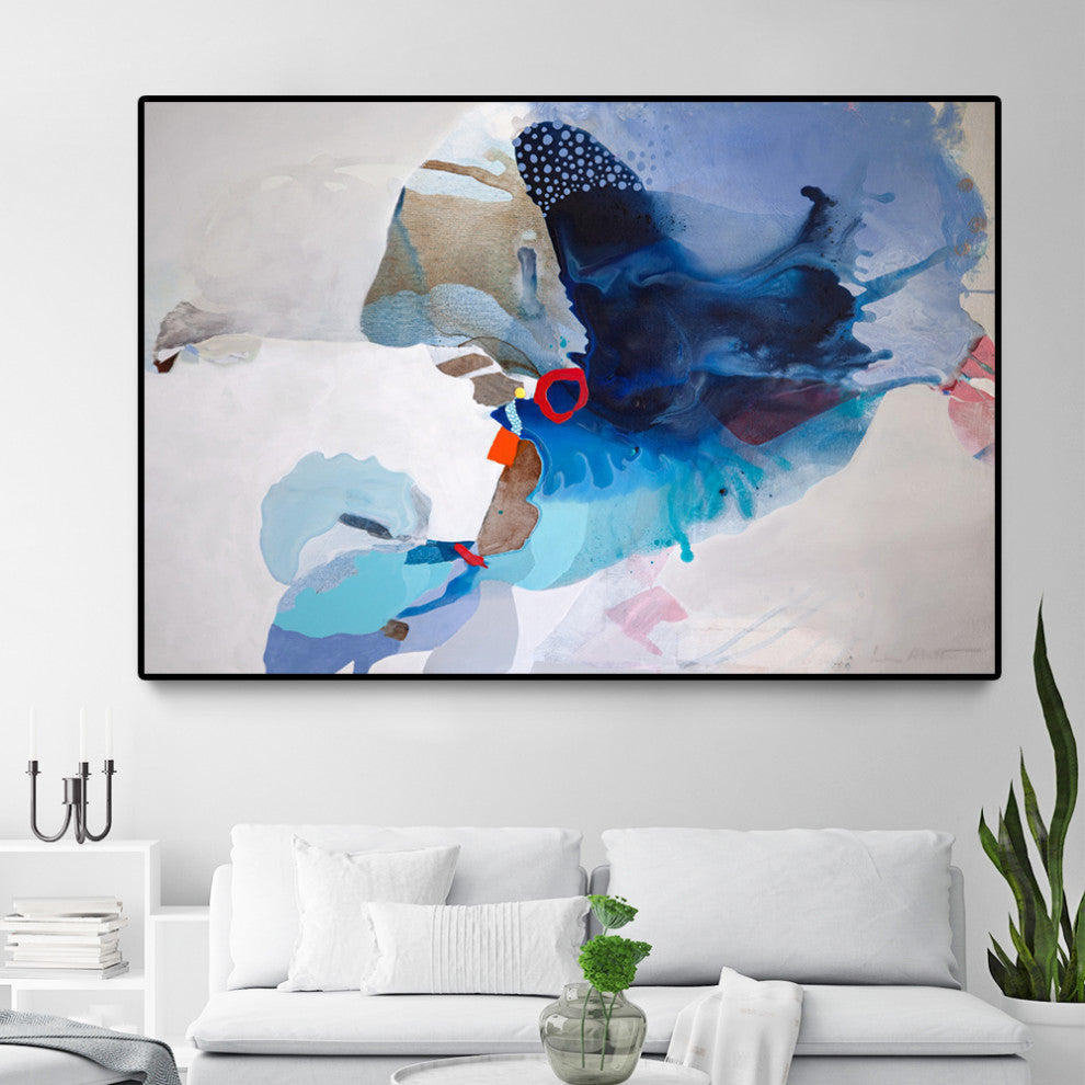 "Ocean Tides" Oversized Framed Canvas, 40" x 60"