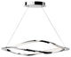 Meridian LED 1-Head Island Pendant, Chrome