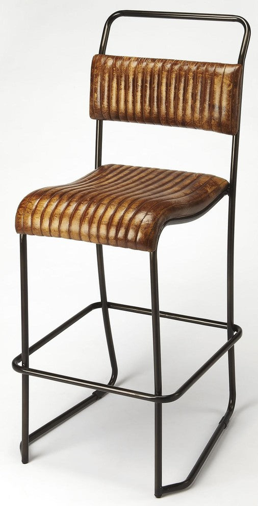 Butler Vega Leather Bar Stool