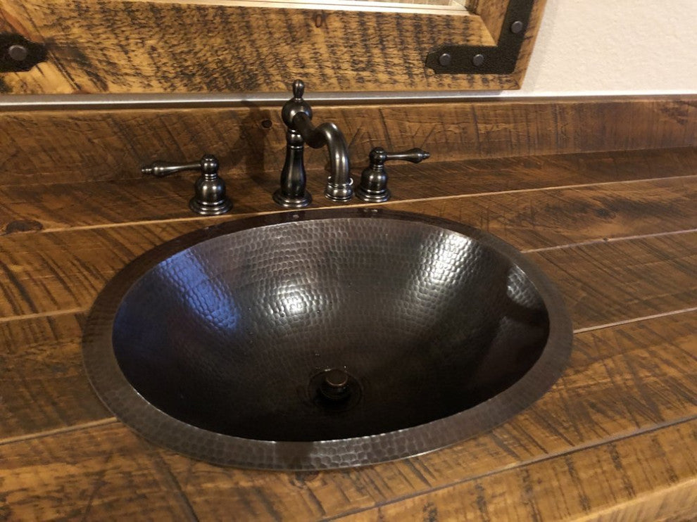 The "Savannah" Brushed Bronze Two Handle Bathroom Vanity Faucet
