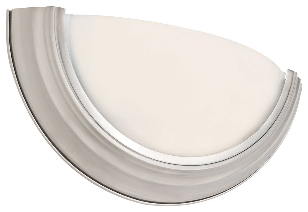 Ray 1 Light Wall Sconce, Brushed Nickel