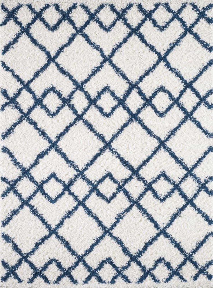 Pax Ivory Blue Trends 6'7" x 9'6" Rug