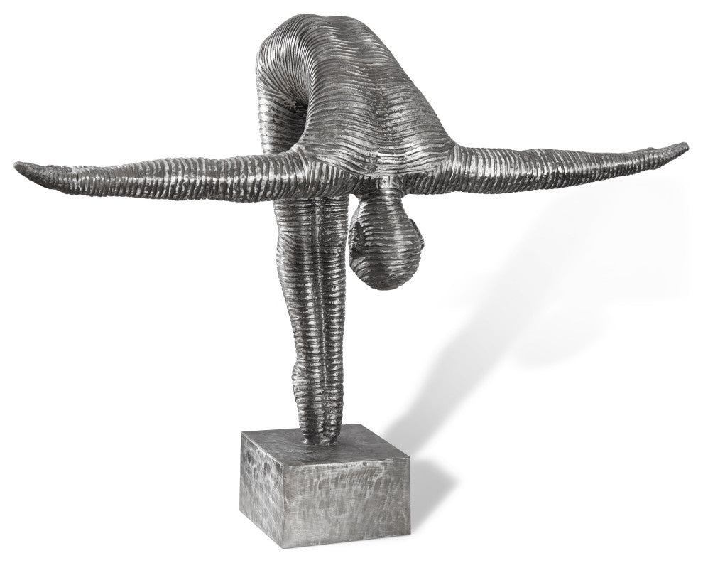 Diving Sculpture, Aluminum, Small