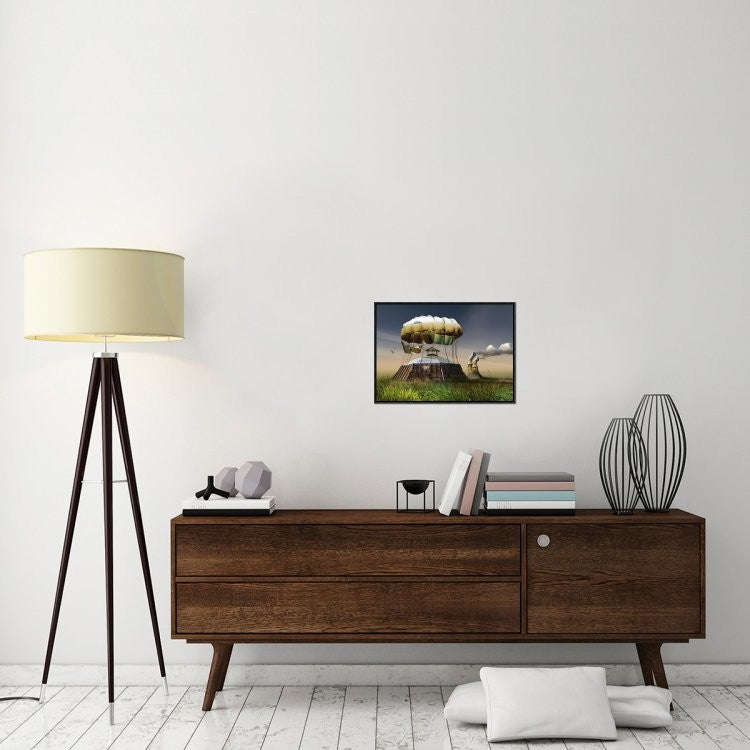 "Untitled" Framed Canvas Giclee by Radoslav Penchev, 23x16"