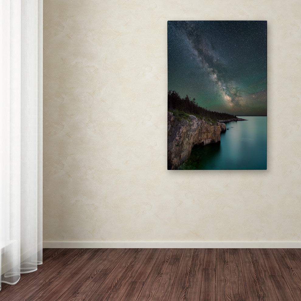 Michael Blanchette 'Cliff Point' Canvas Art, 32x22