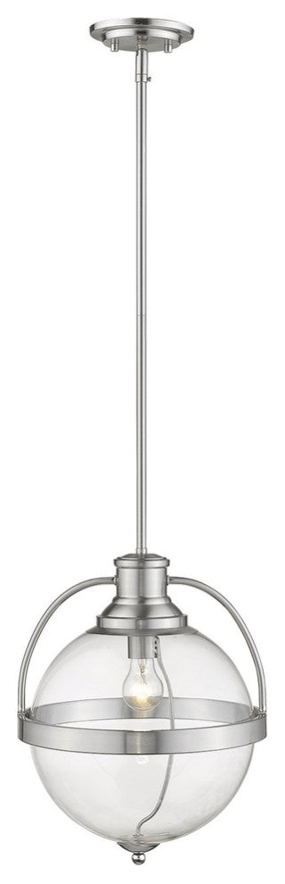 Kassian 1-Light Satin Nickel Pendant