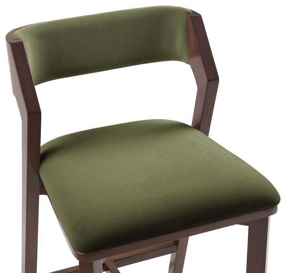 Manhattan Comfort Patricia Counter Stool, Turtle Green, Single