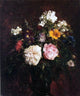 Henri Fantin-Latour Still Life With Flowers, Gallery Wrapped Canvas, 20"x25"