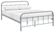 Gray Maisie Queen Stainless Steel Bed Frame