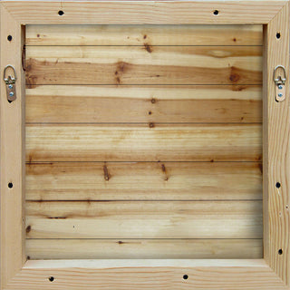 "Hot Temper" Wall Art on Wood, 32"x32"