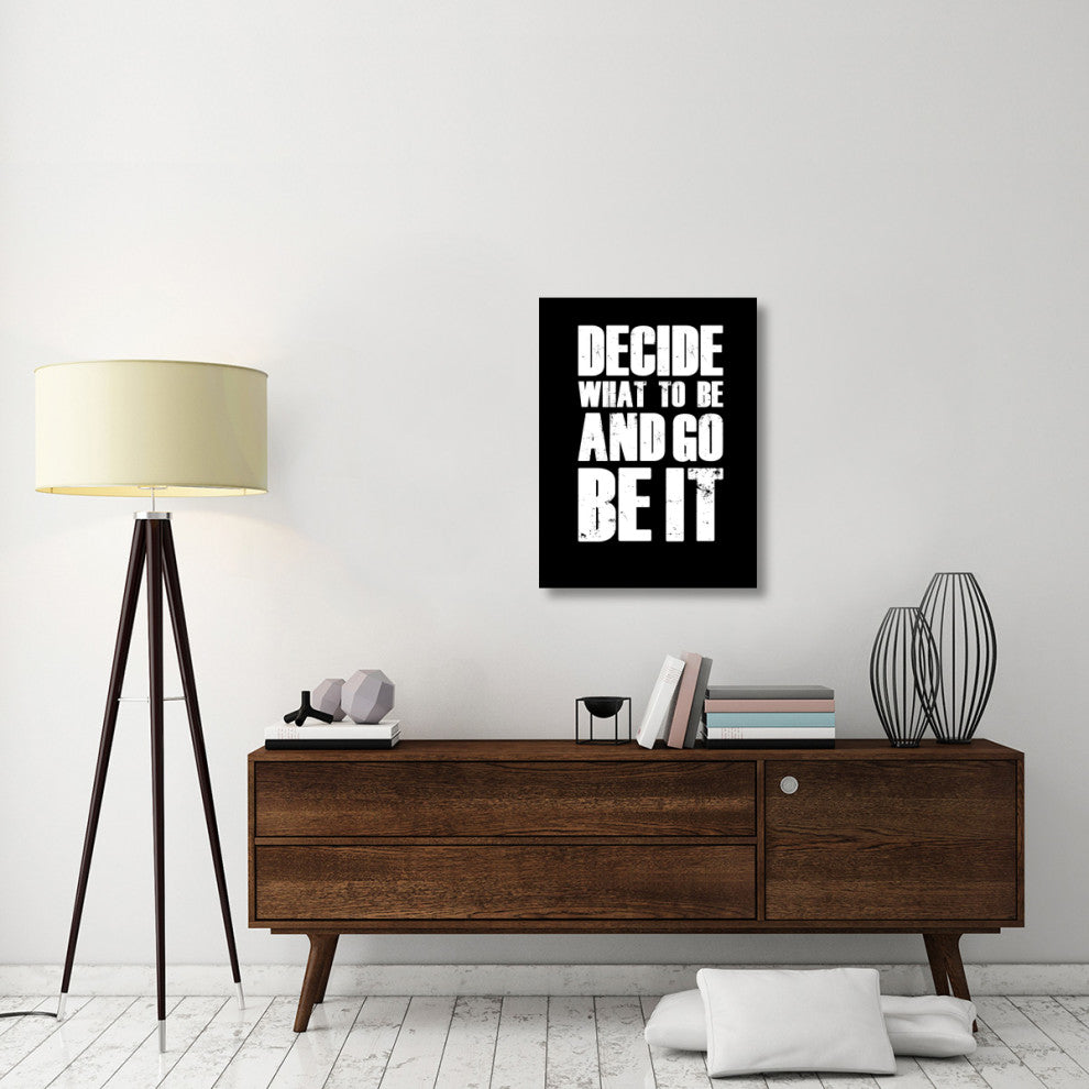 "Be It Poster Black" Fine Art Print
