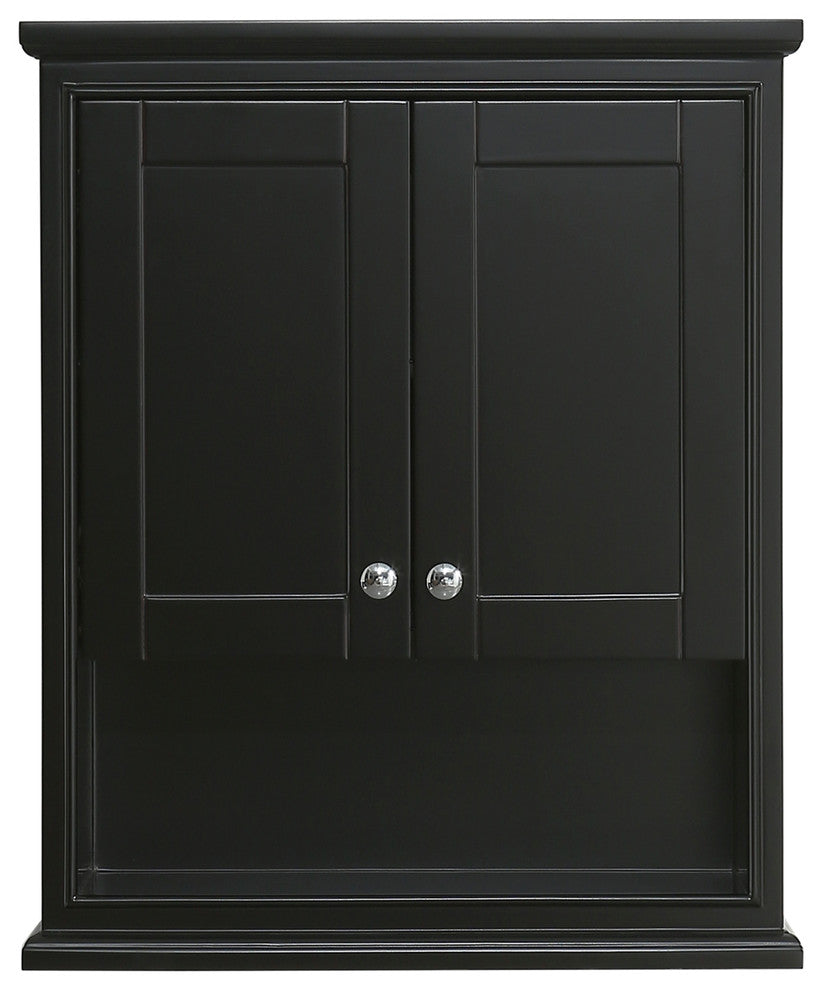 Deborah Over-the-Toilet Wall-Mounted Storage Cabinet in Dark Espresso