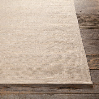 India Contemporary Area Rug, Ivory, 2'6x7'6 Runner