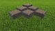 Weathered Wood 'The Banaue' 6'x6' Raised Garden Bed, Terraced 2" Profile