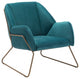 Teal and Gold Chair