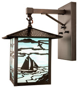 9 Wide Seneca Lighthouse Sailboat Wall Sconce