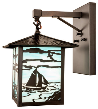 9 Wide Seneca Lighthouse Sailboat Wall Sconce