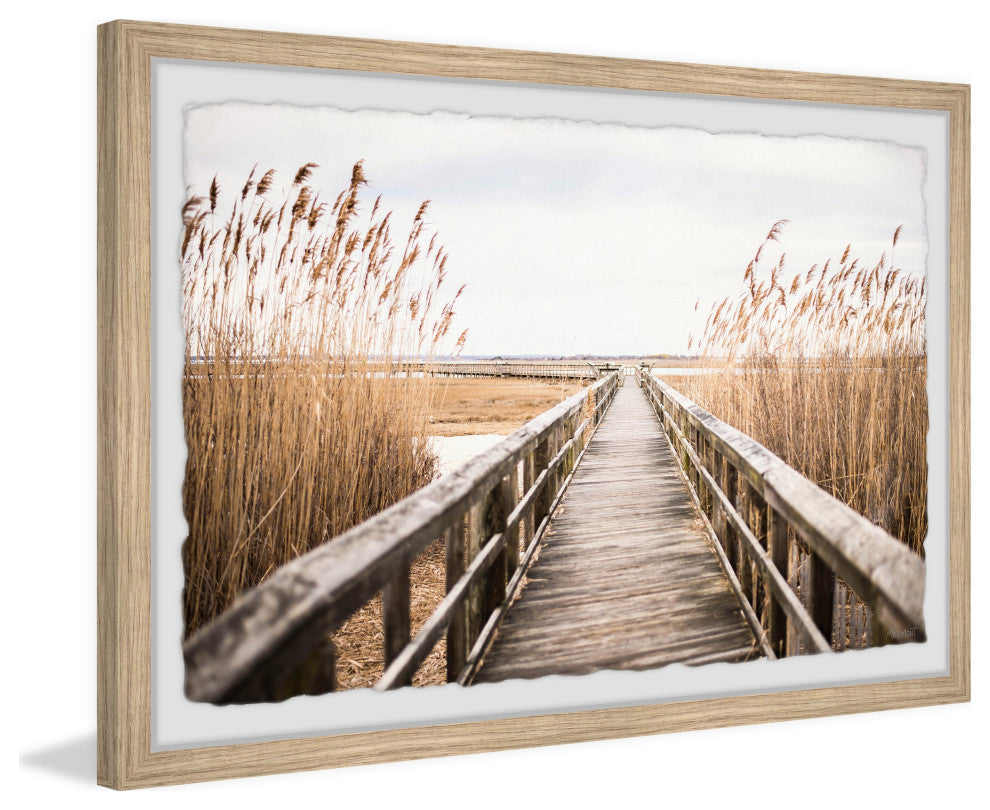 "Weekend Vibes" Framed Painting Print, 36x24