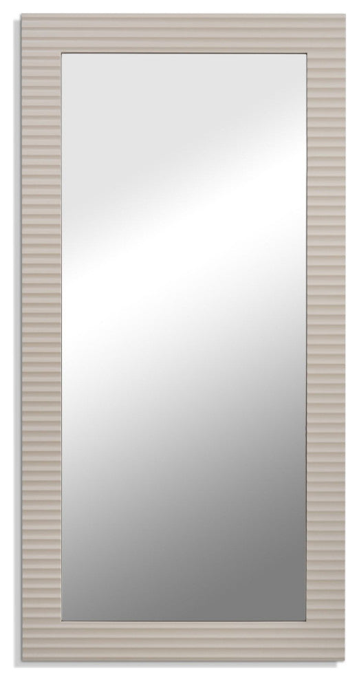 Modrest Glinda Modern Beige Floor Mirror