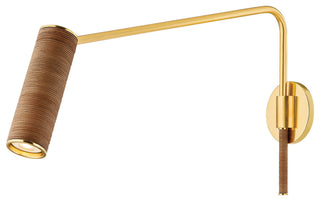 Hudson Valley Narragansett Wall Sconce 4.75", Aged Brass
