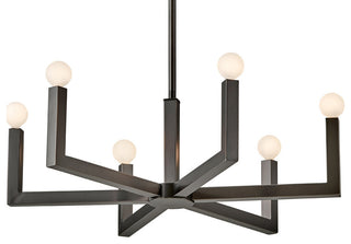 Hinkley Lighting 45046 Ezra 6 Light 27"W Chandelier - Black Oxide