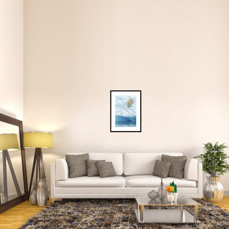 "Vertigo" Framed Digital Print by Joan Gil Raga, 24x32"
