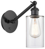 Innovations 317-1W-BK-G802 1-Light Sconce, Matte Black