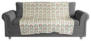 Straight Rainbow Pattern 50"x60" Coral Fleece Blanket