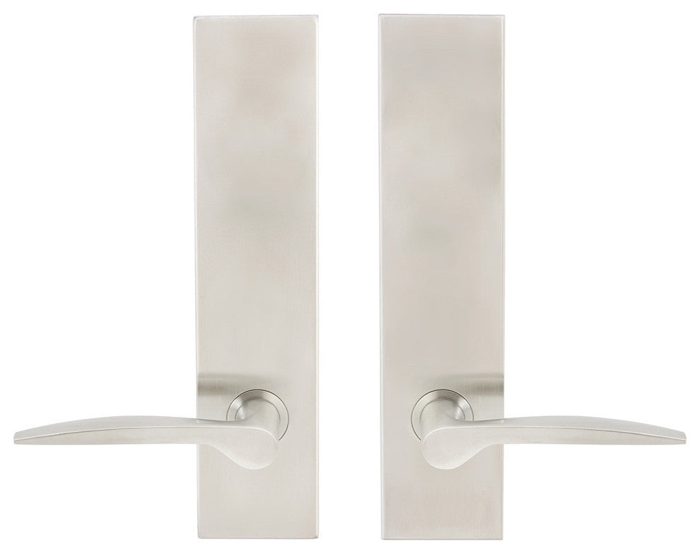 Toronto Lever, Tubular Passage, Satin Stainless Steel, 2-3/4" Backset
