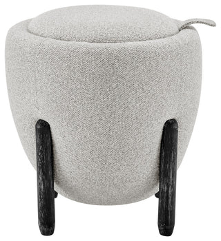 Murphy Storage Ottoman, Horizon Gray, Fabric