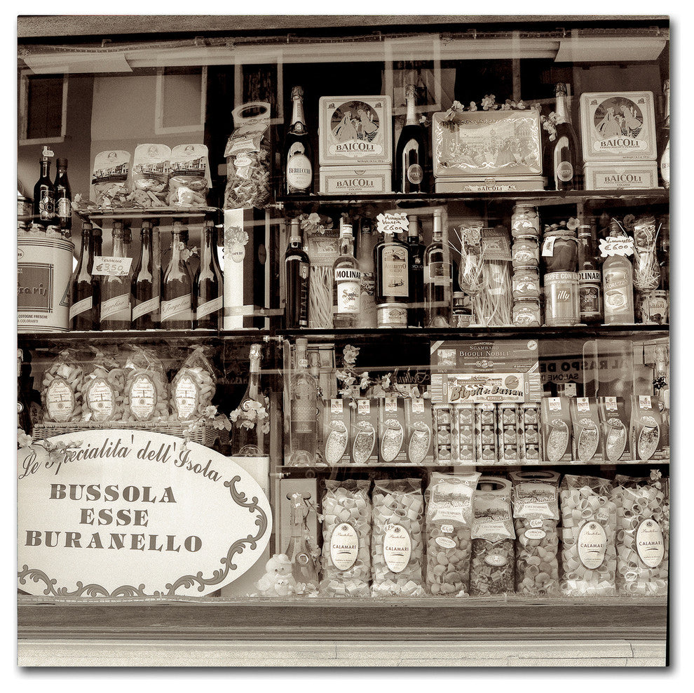Alan Blaustein ''Brussola Esse Buranello'' Canvas Art, 14x14