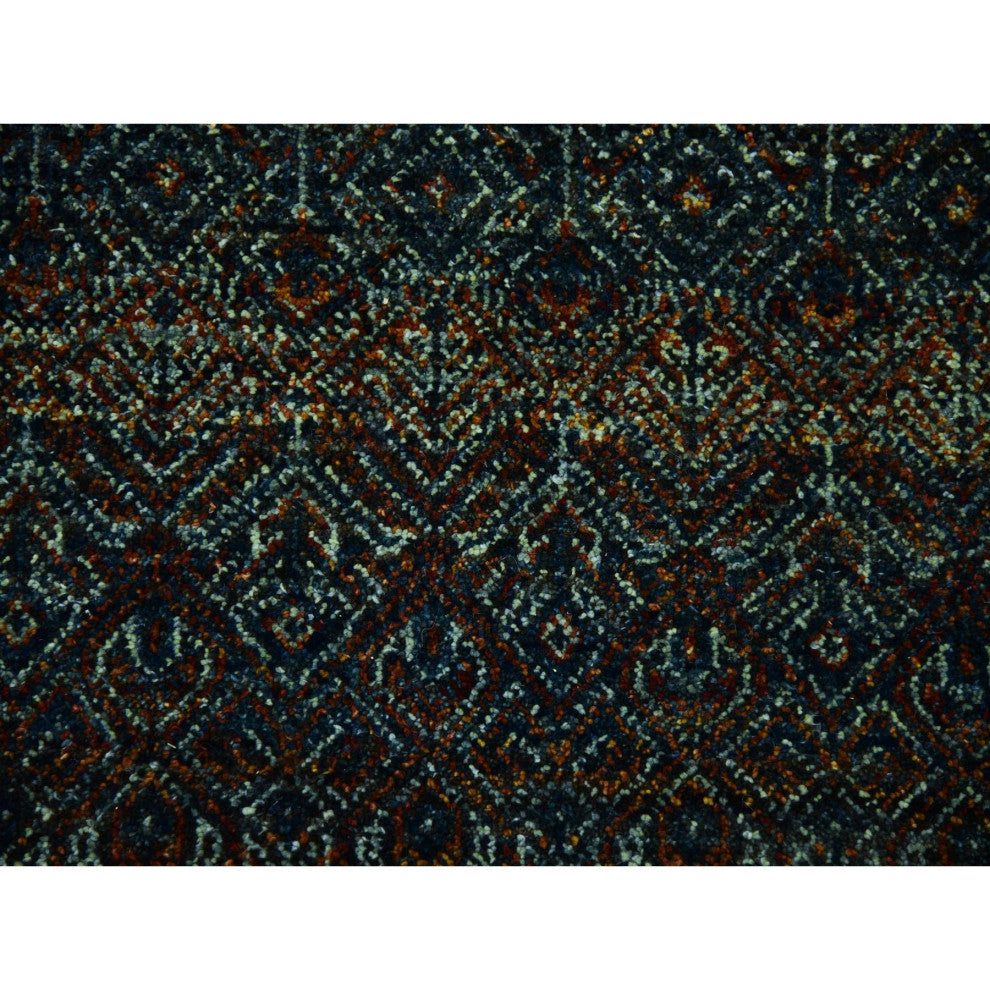 Rust Brown, Hand Knotted, Kohinoor Herat Design Wool Square Rug, 10'x10'