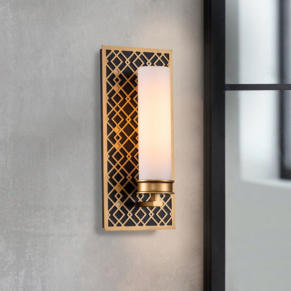 Lemoine 2 Light Bath Bar in Gold