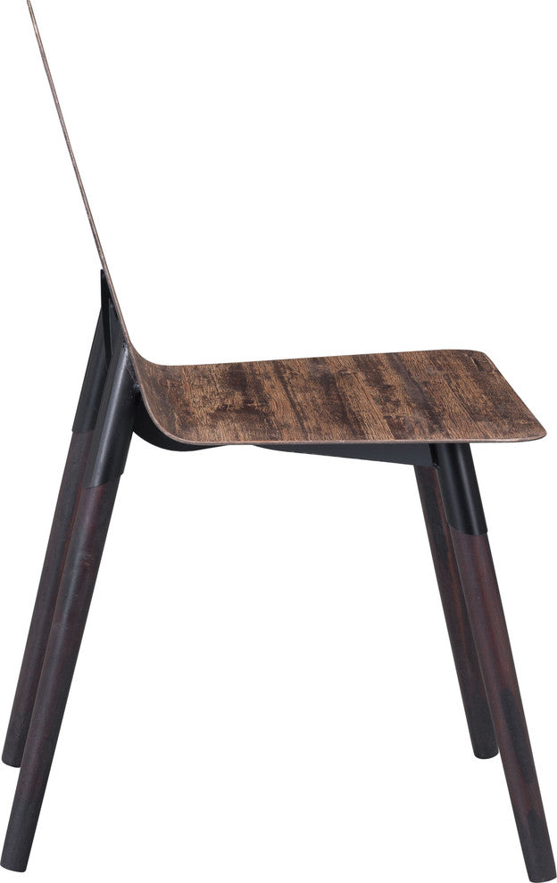 Zuo Modern Ignore Dining Chair Distressed Brown